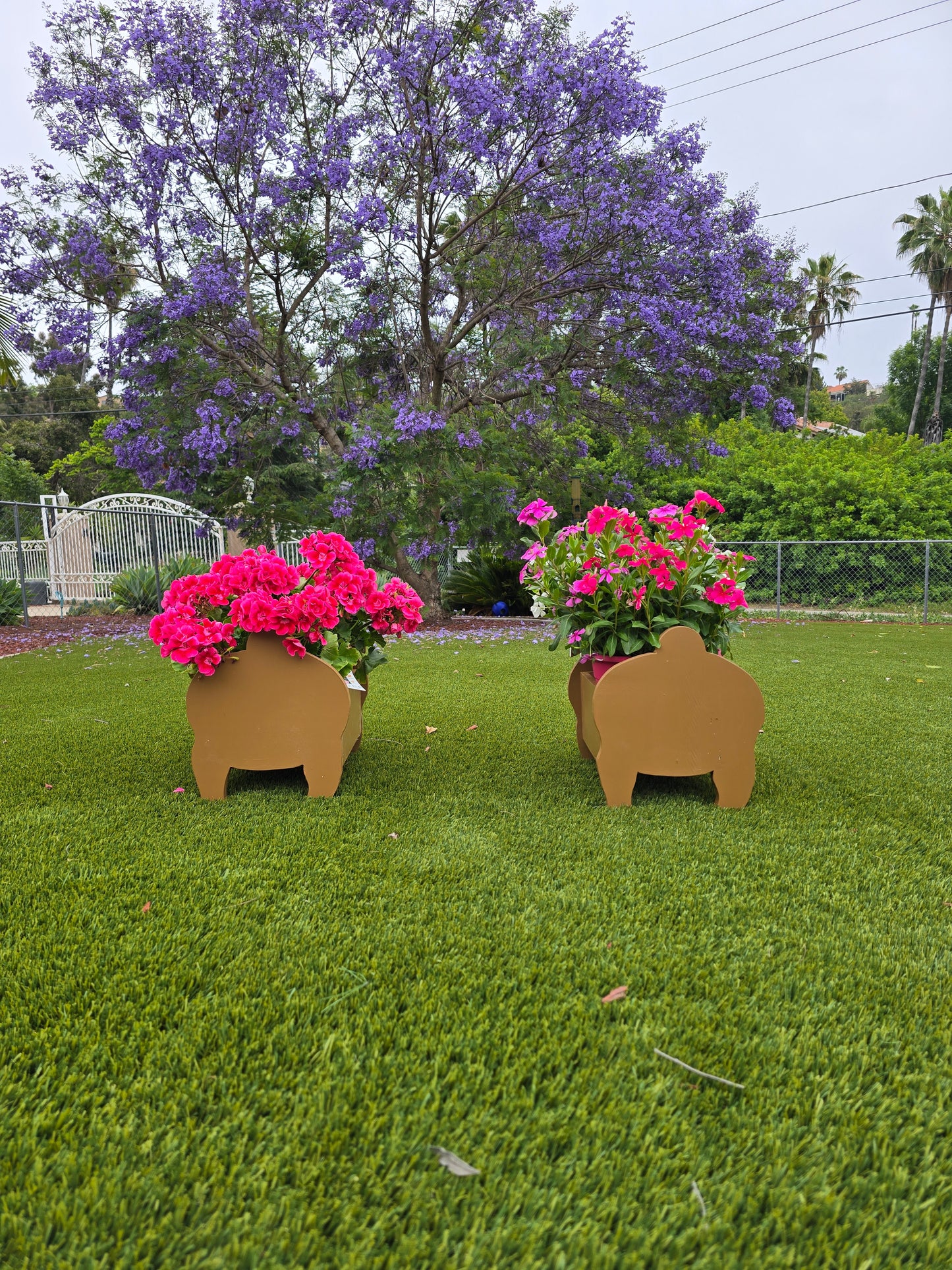 English Bulldog Planter Box