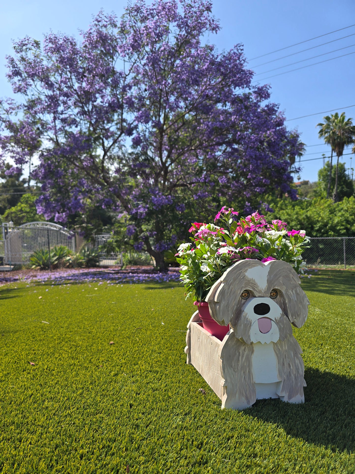 Shih Tzu Planter Box