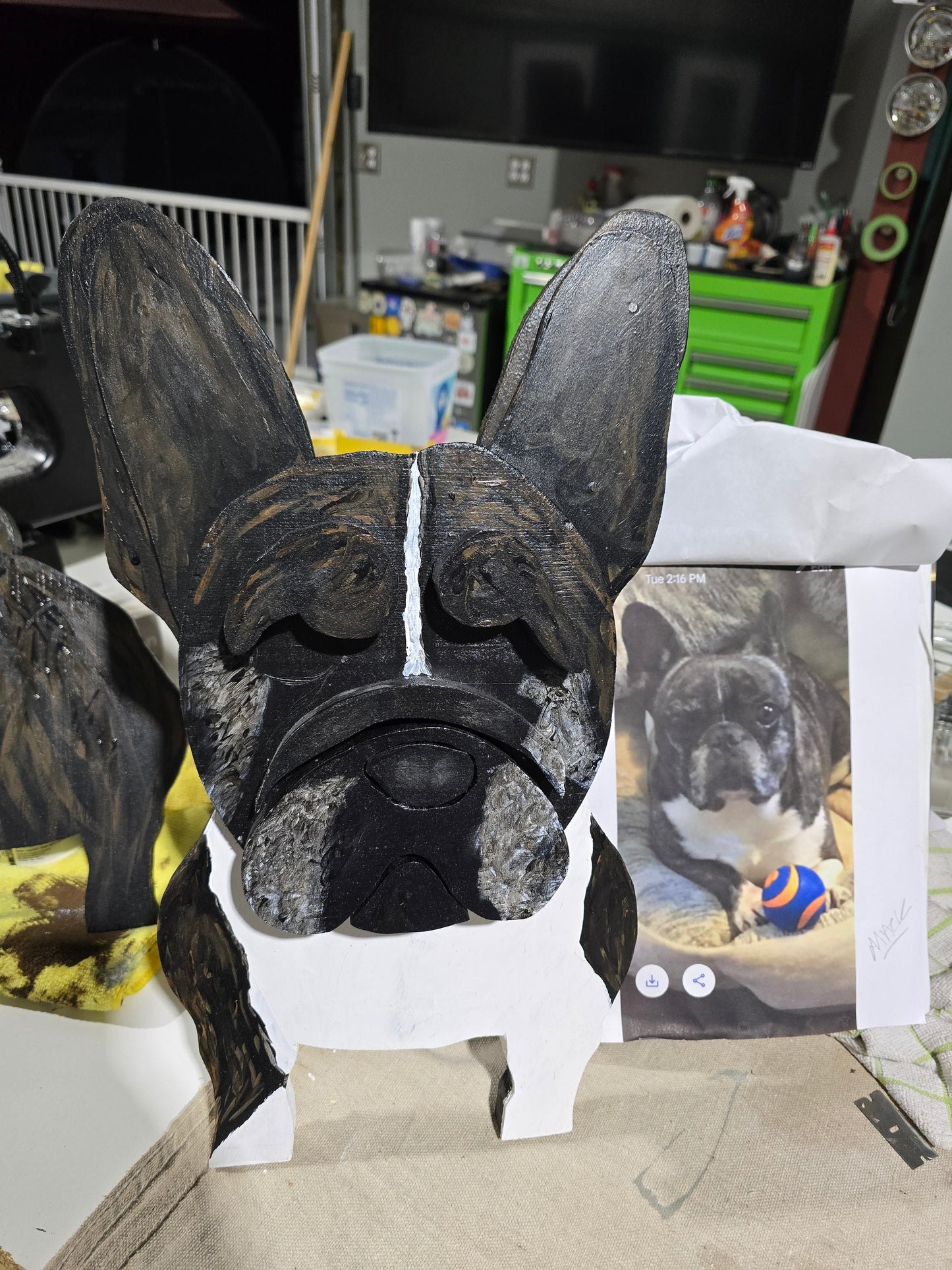 French Bulldog Planter Box