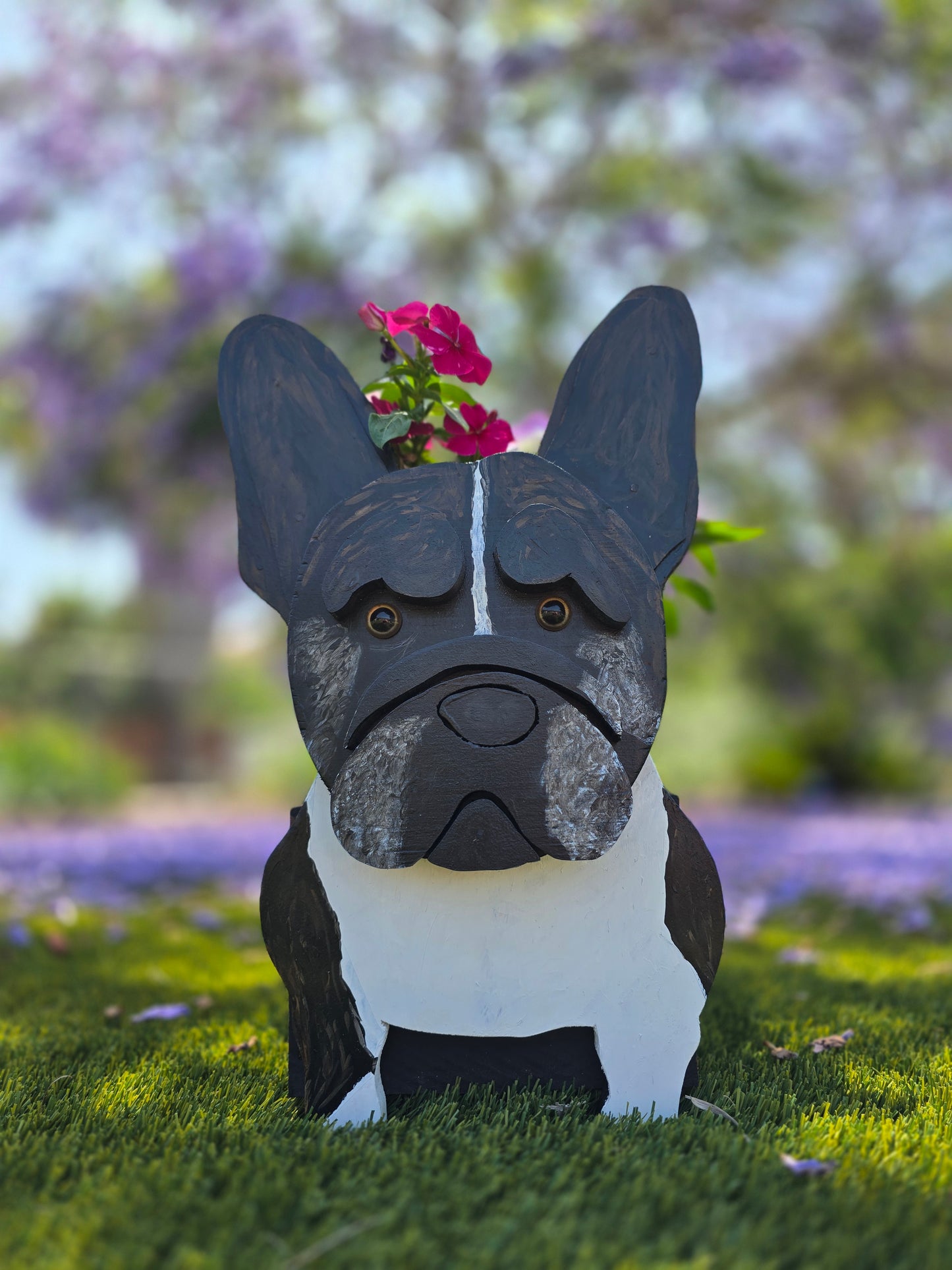 French Bulldog Planter Box