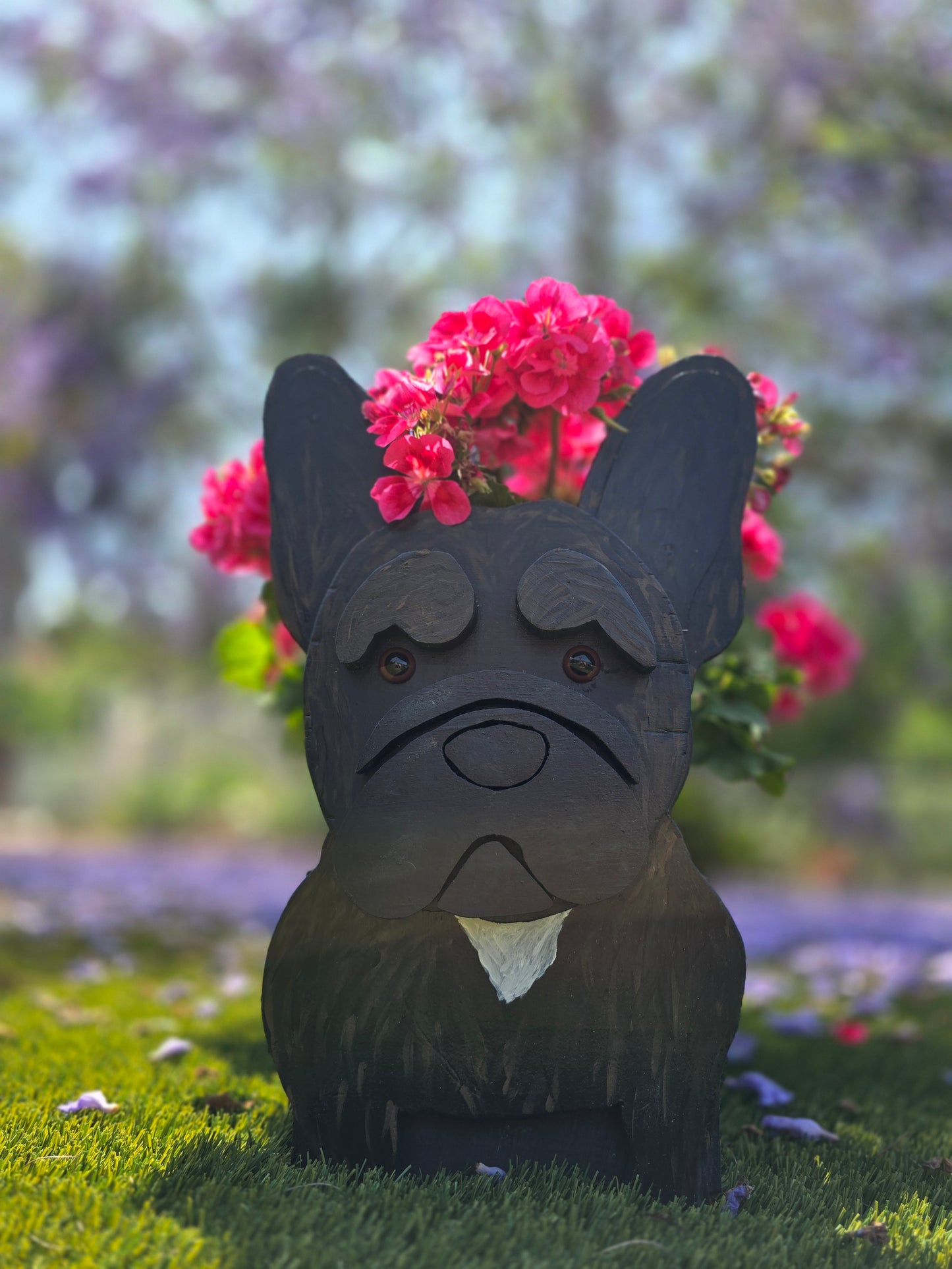 French Bulldog Planter Box