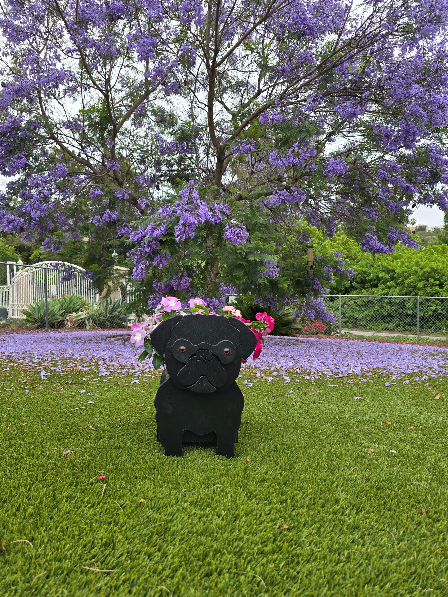 Pug Planter Box
