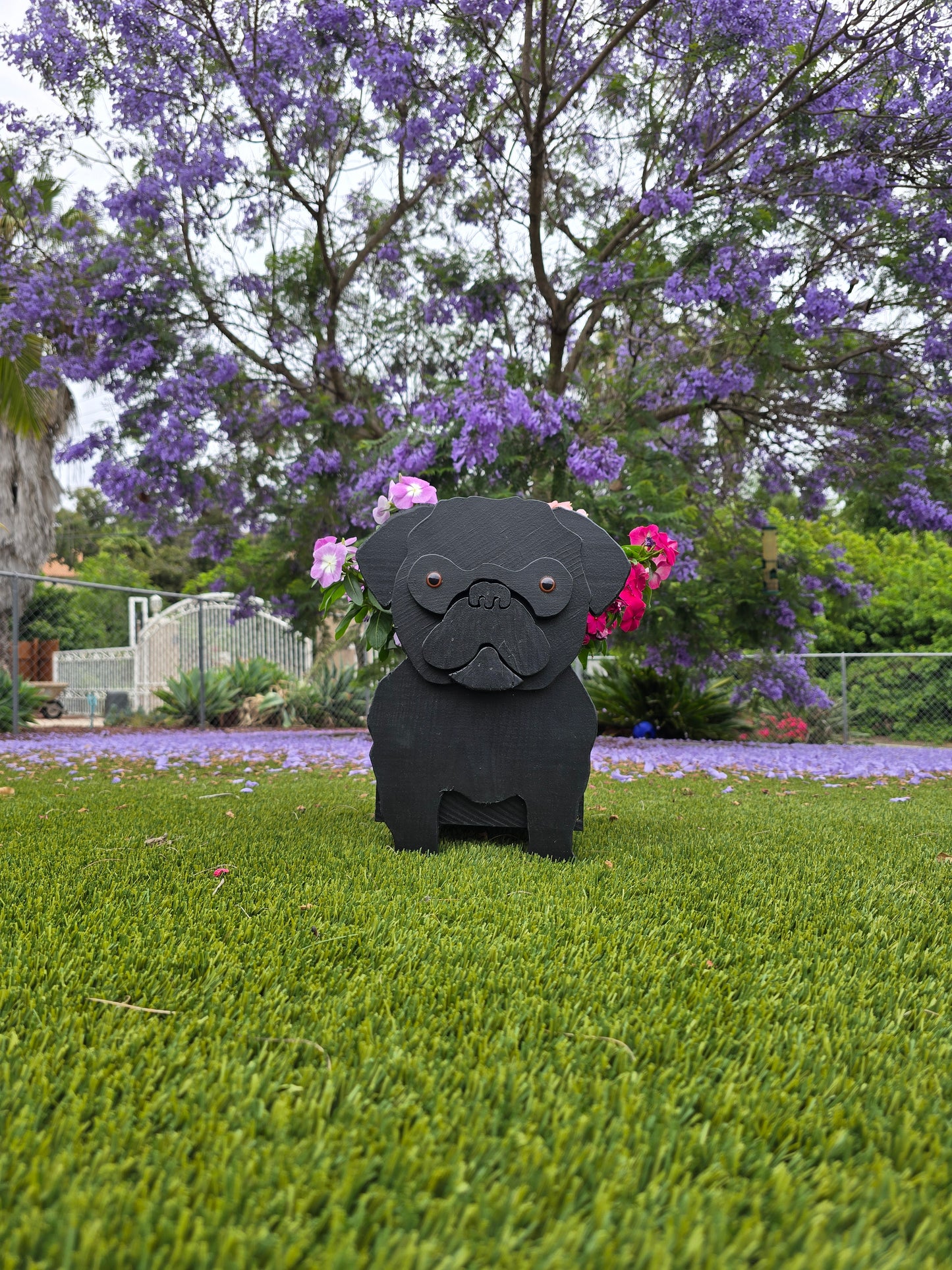 Pug Planter Box