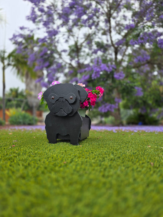 Pug Planter Box