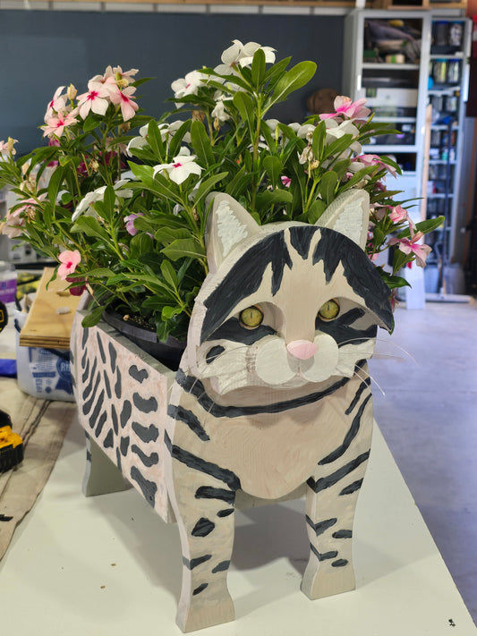 Cat Planter Box