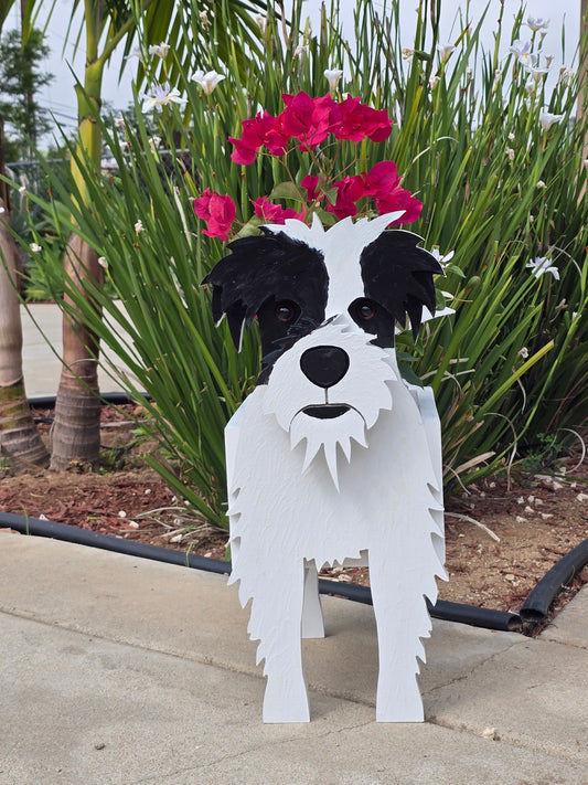 Shaggy Border Terrier Planter Box