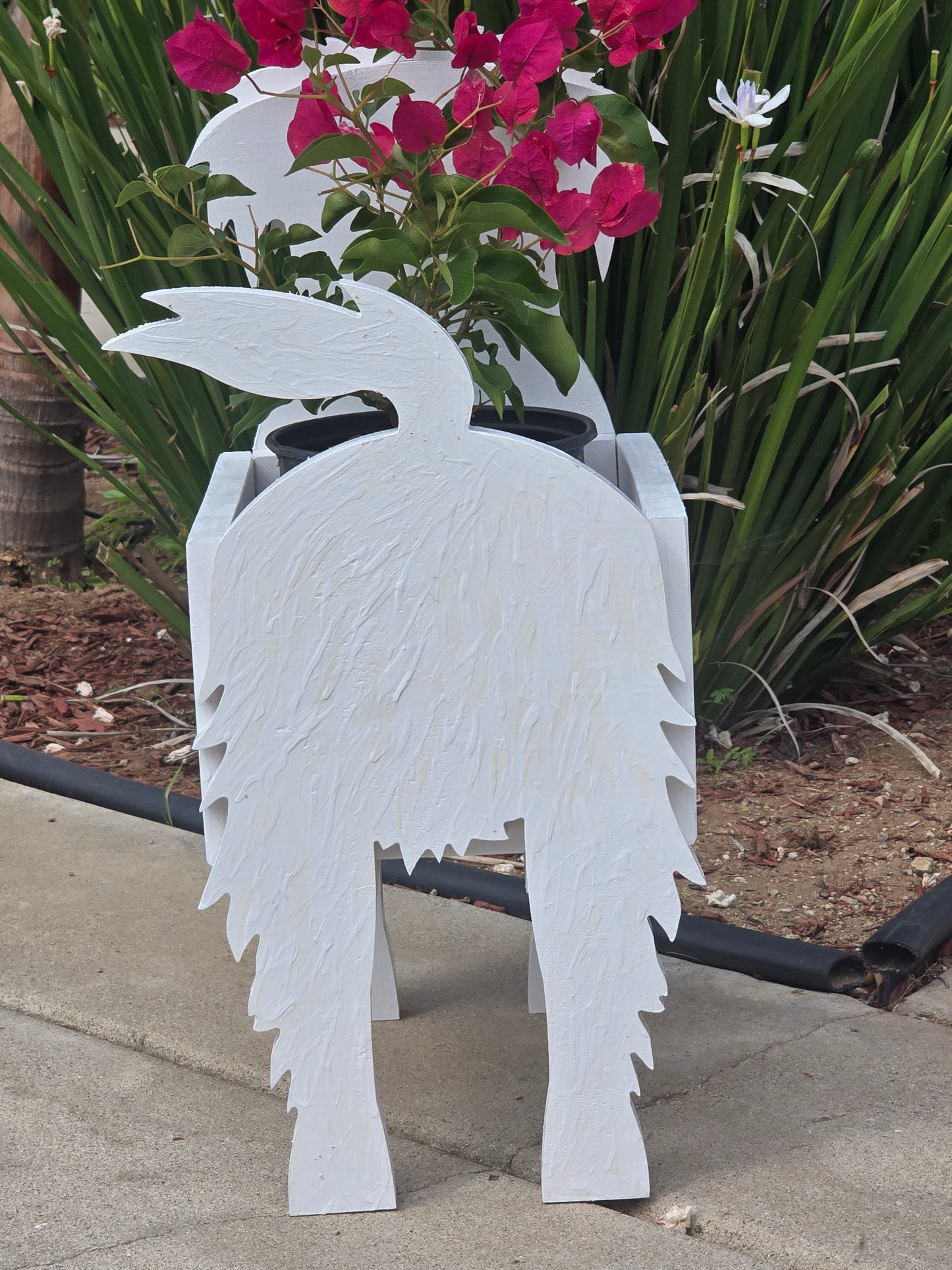 Shaggy Border Terrier Planter Box