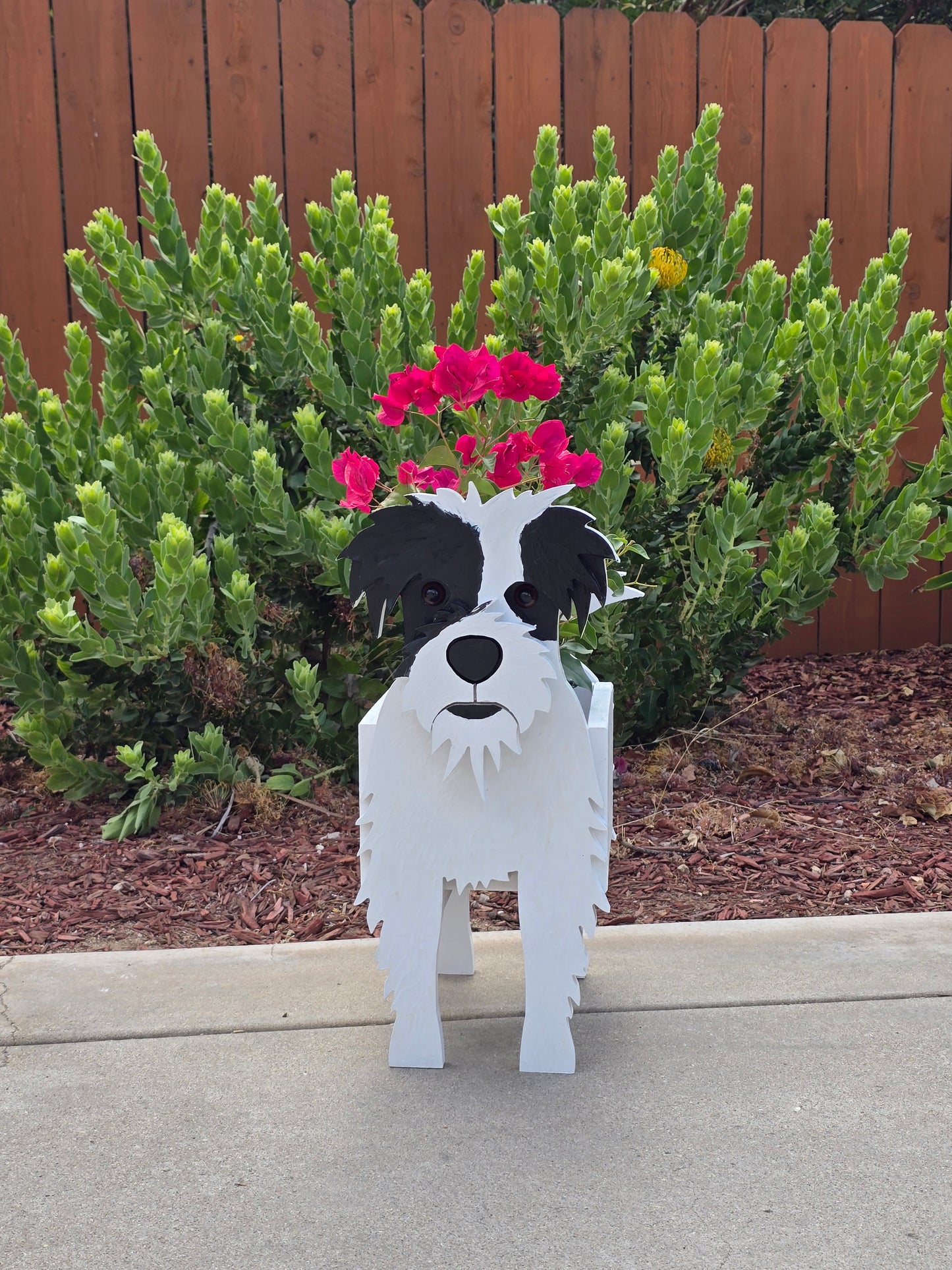 Shaggy Border Terrier Planter Box