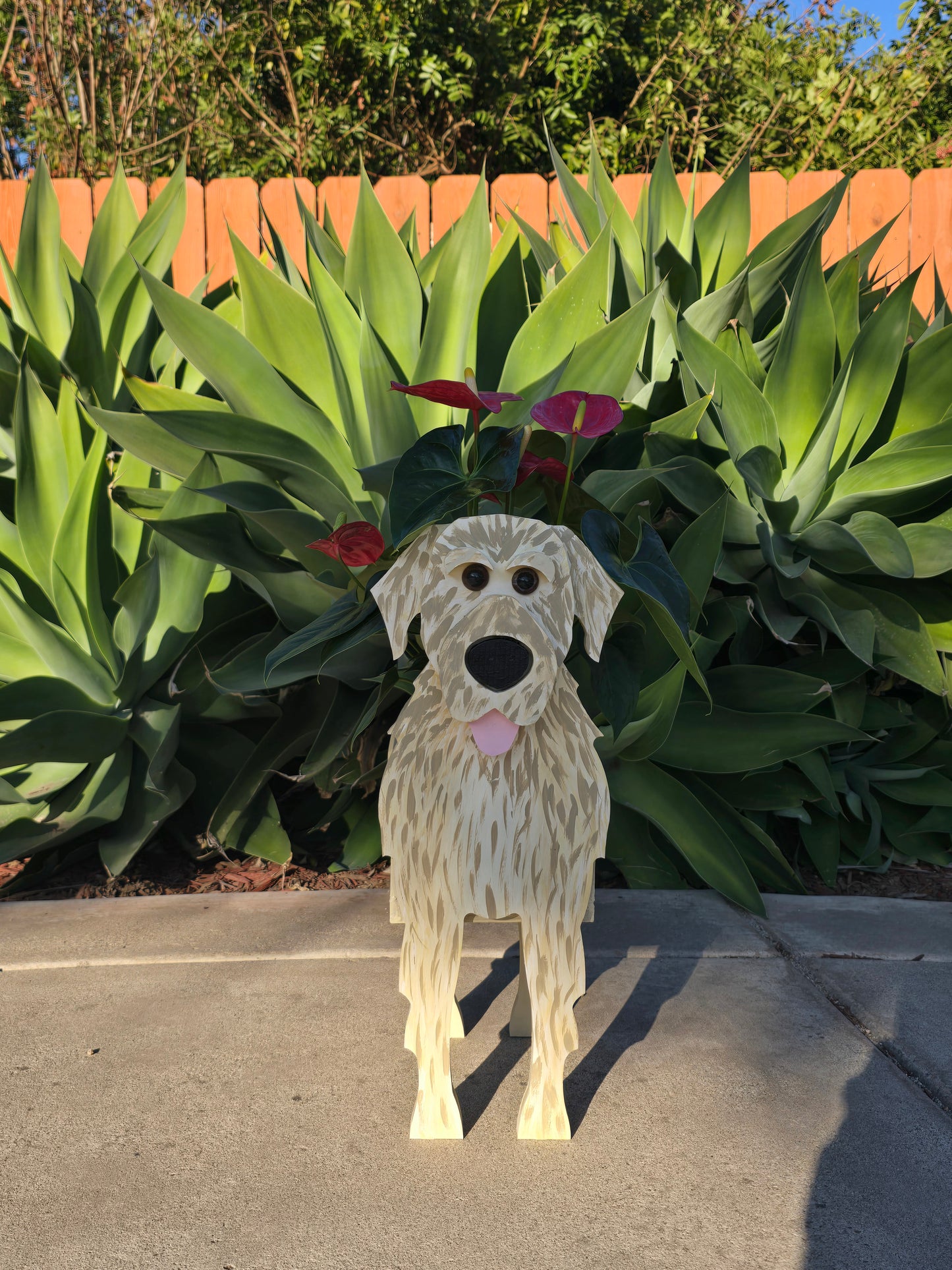 Golden Retriever Planter Box