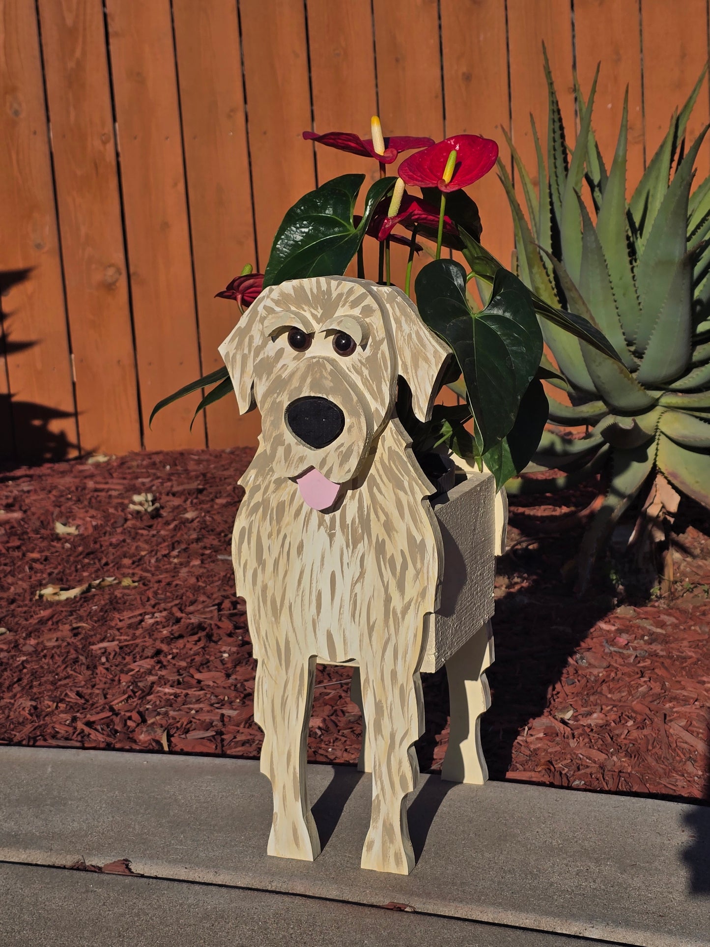 Golden Retriever Planter Box