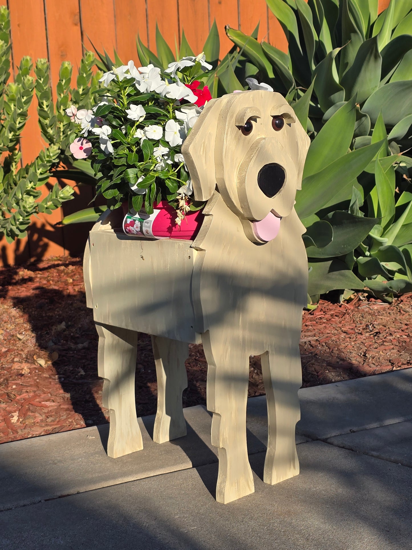 Golden Retriever Planter Box