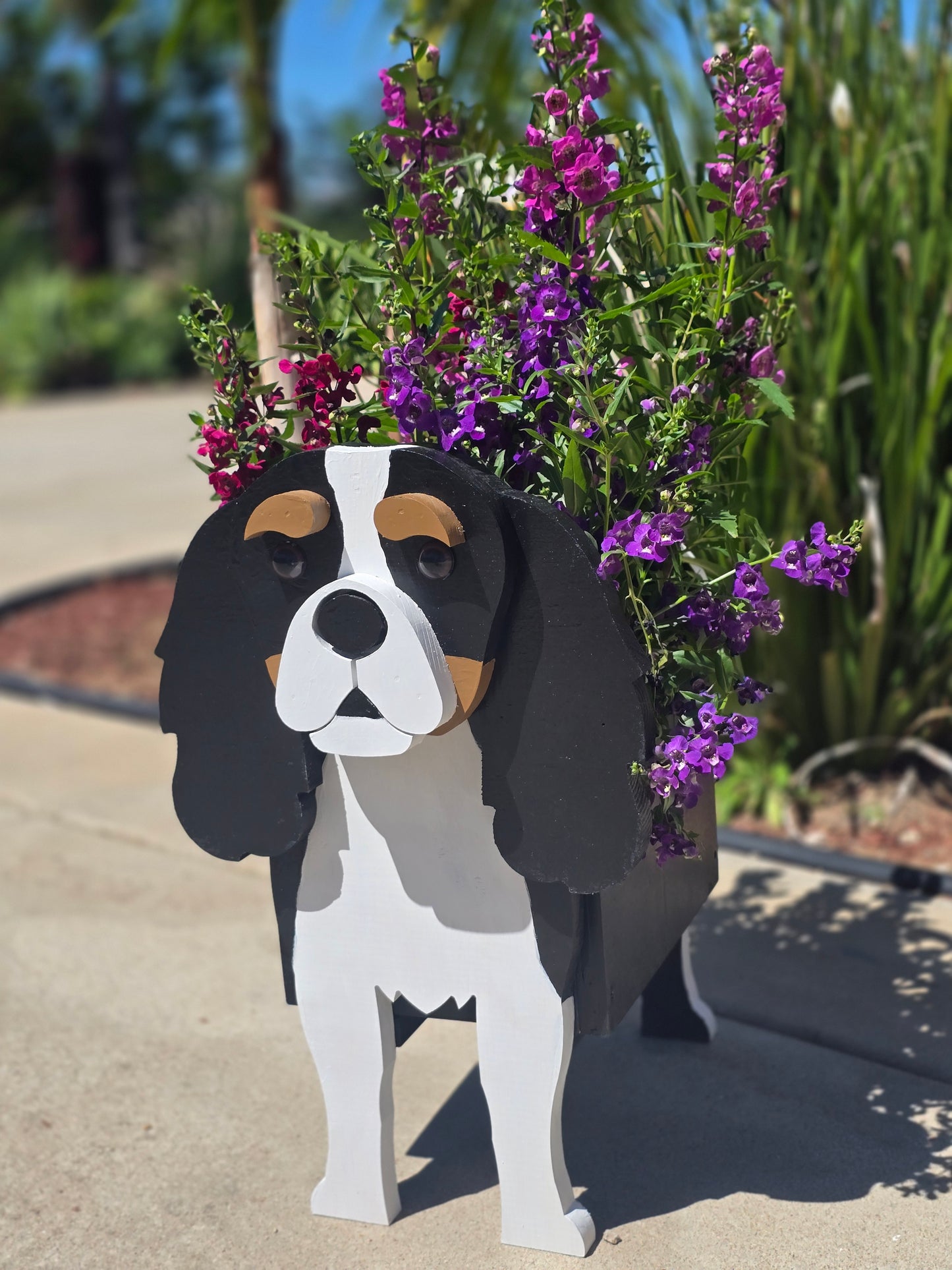 Cavalier King Charles Spaniel Planter Box