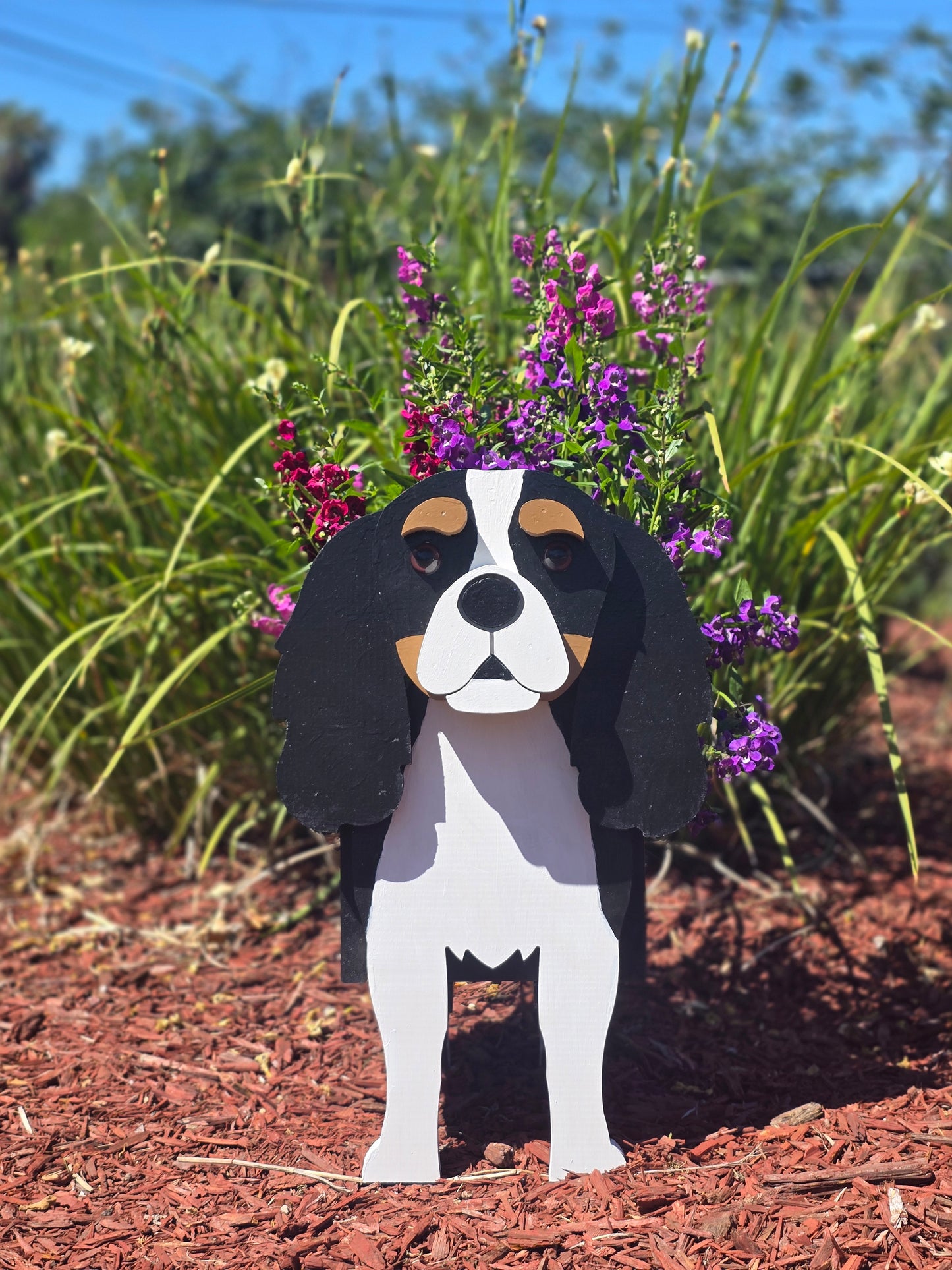 Cavalier King Charles Spaniel Planter Box