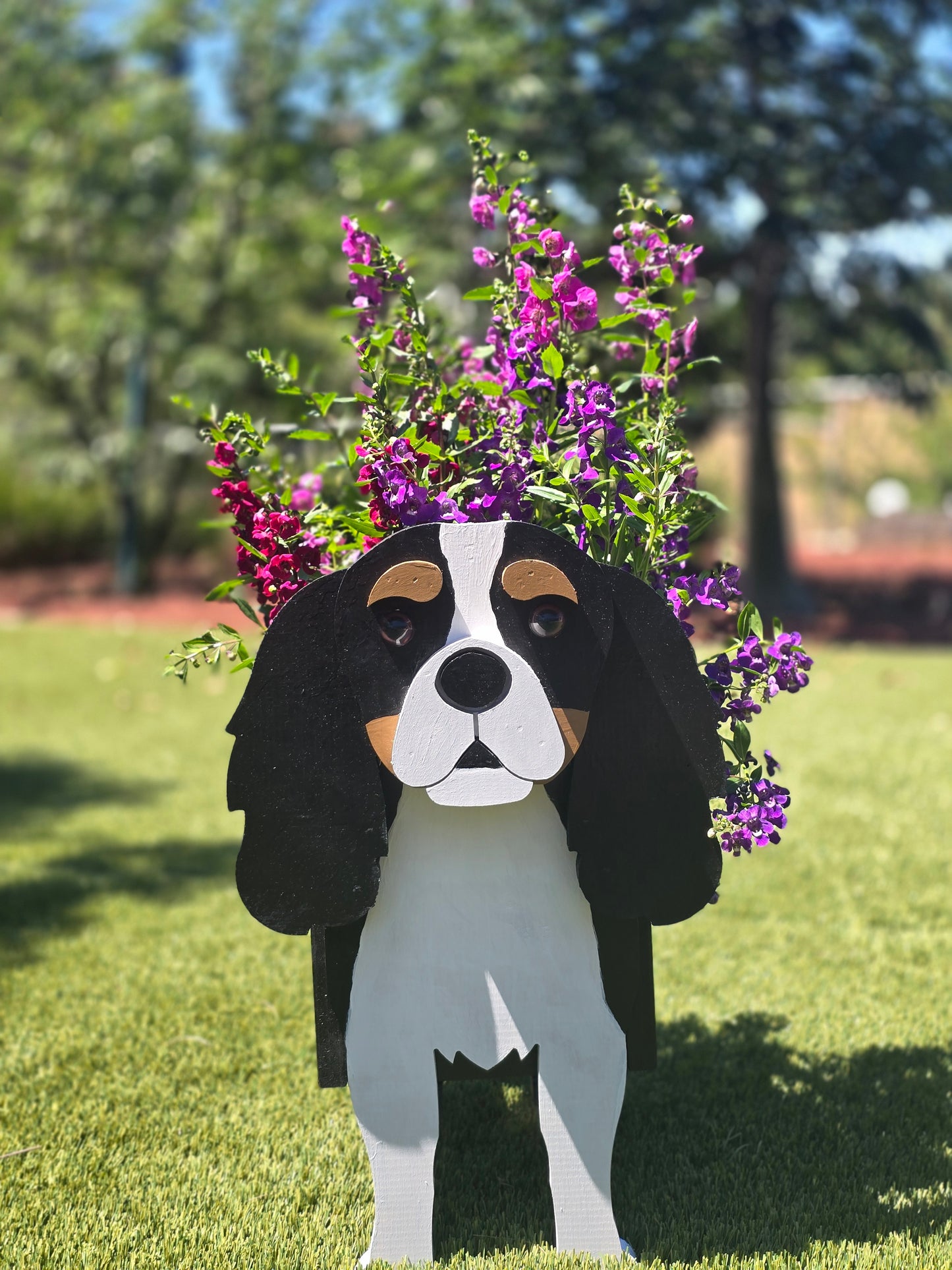 Cavalier King Charles Spaniel Planter Box