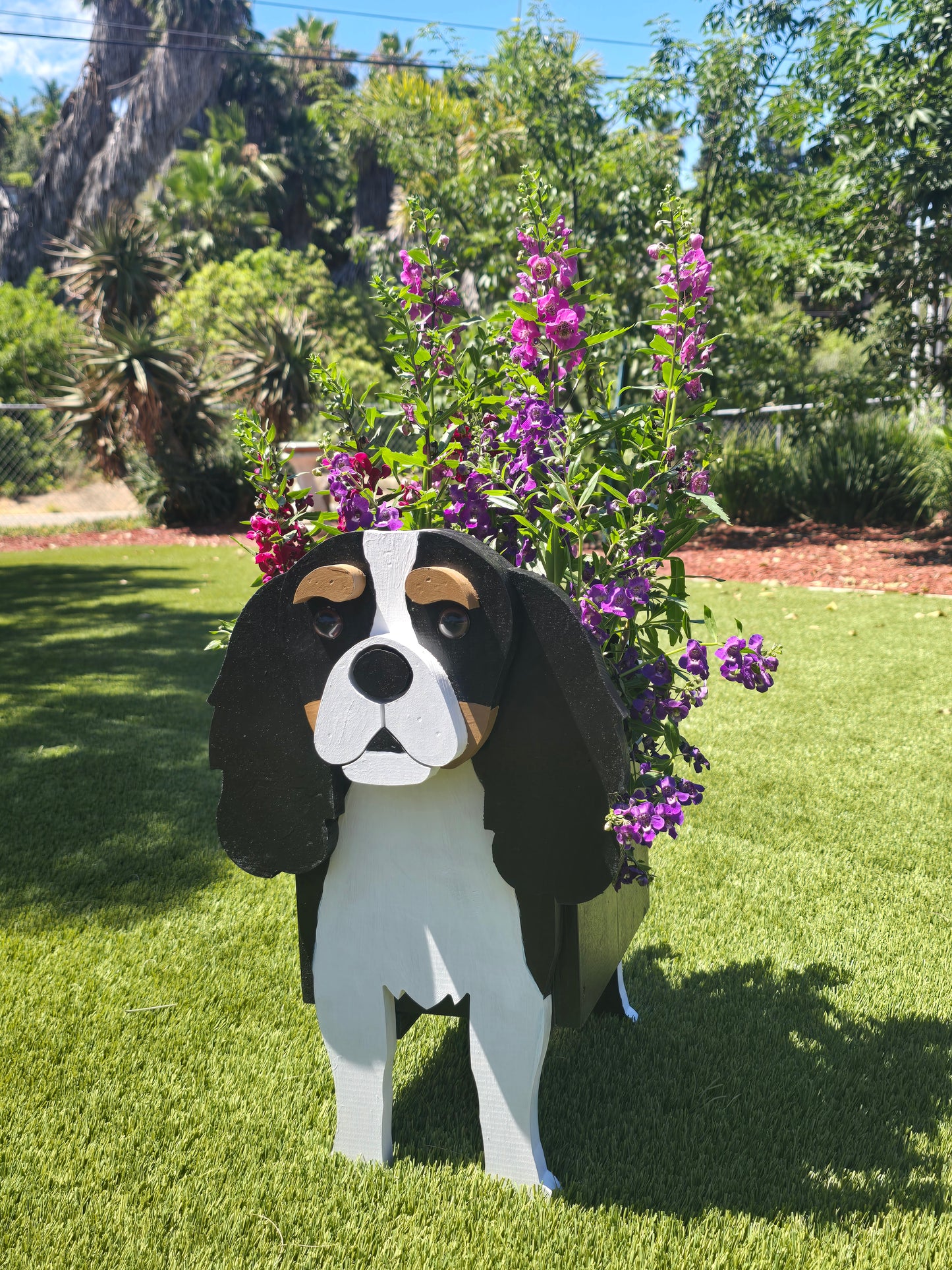 Cavalier King Charles Spaniel Planter Box