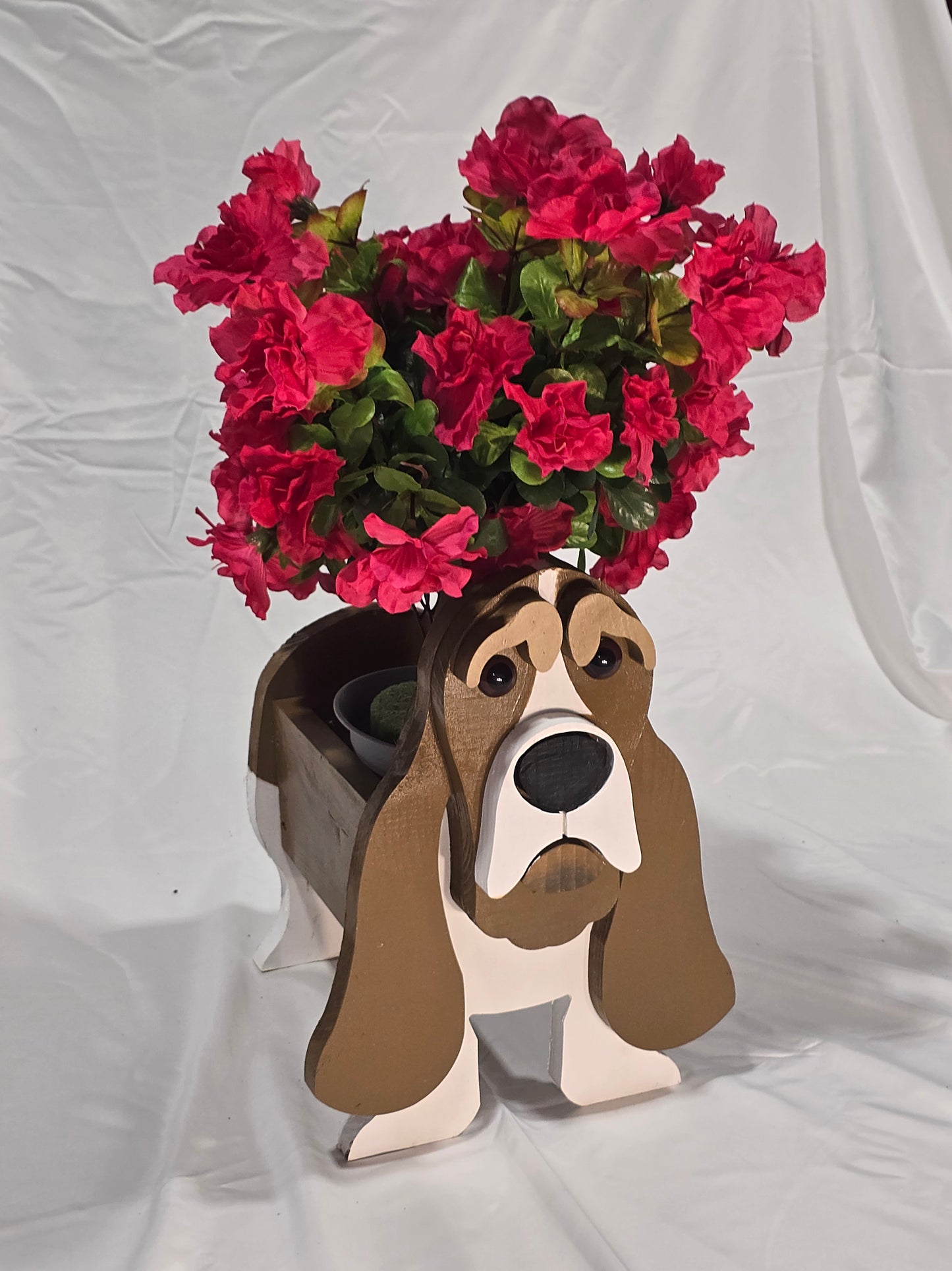 Basset Hound Planter Box