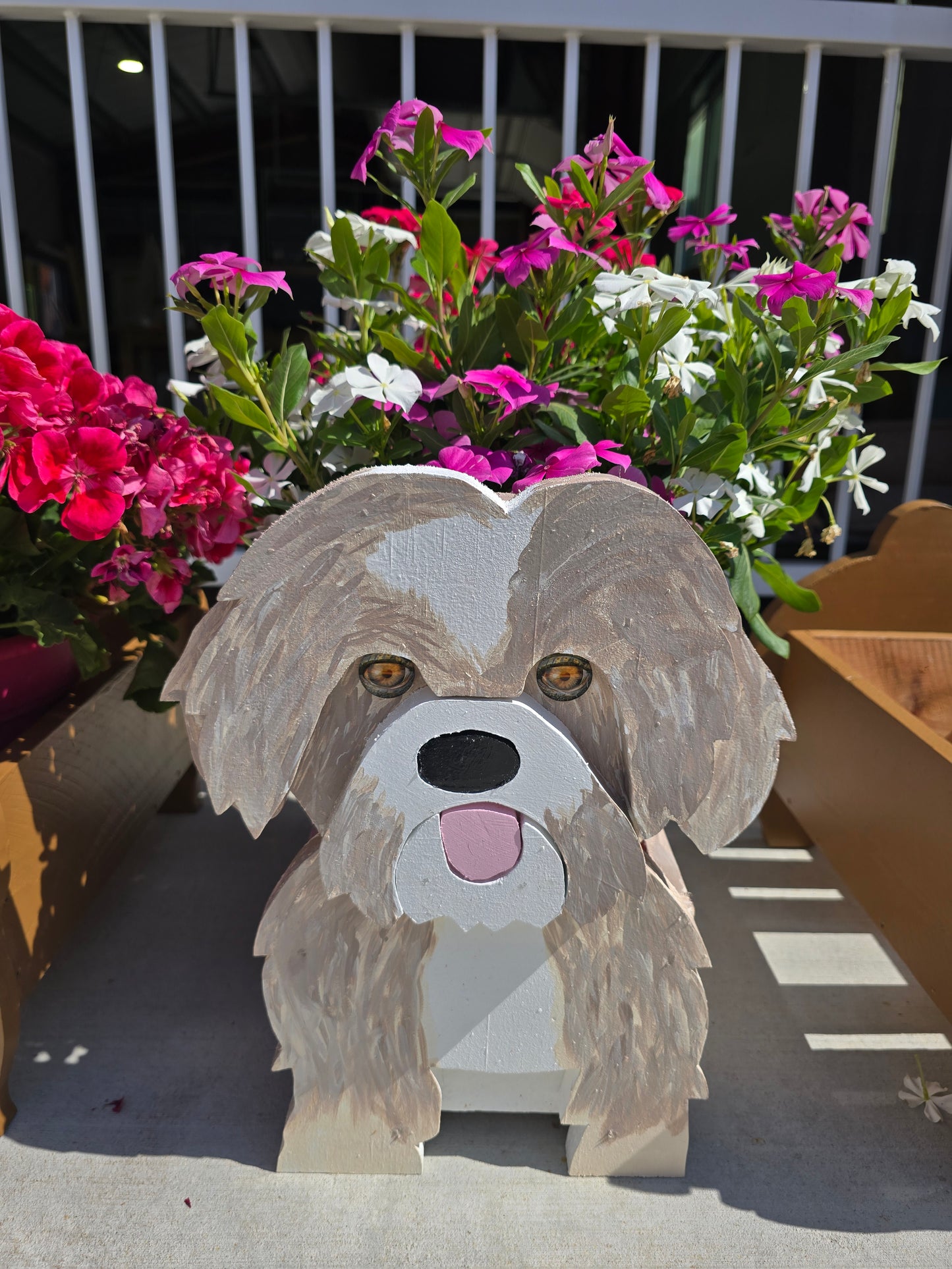 Shih Tzu Planter Box