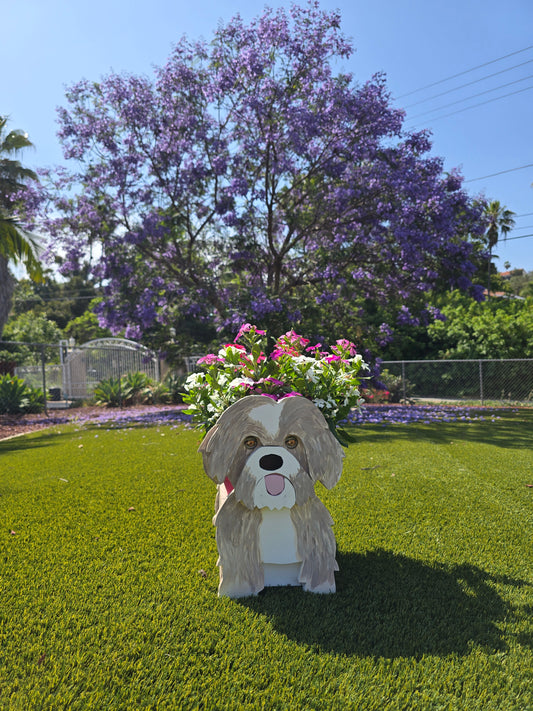 Shih Tzu Planter Box