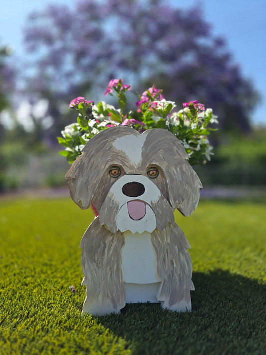 Shih Tzu Planter Box