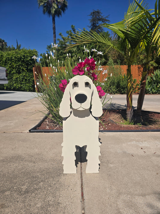 Cocker Spaniel Planter Box