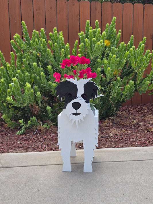 Shaggy Border Terrier Planter Box