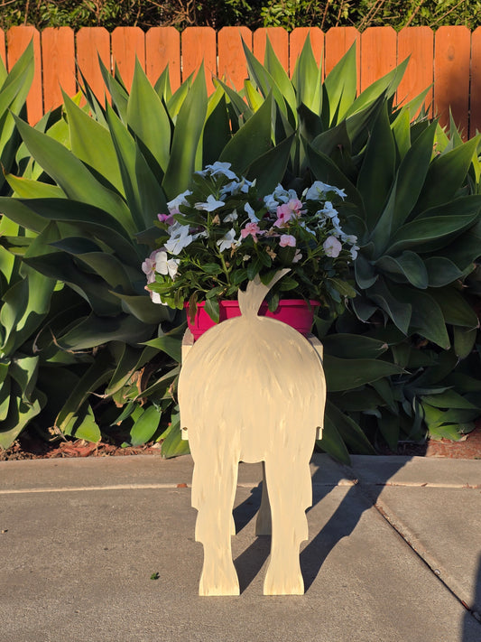 Golden Retriever Planter Box