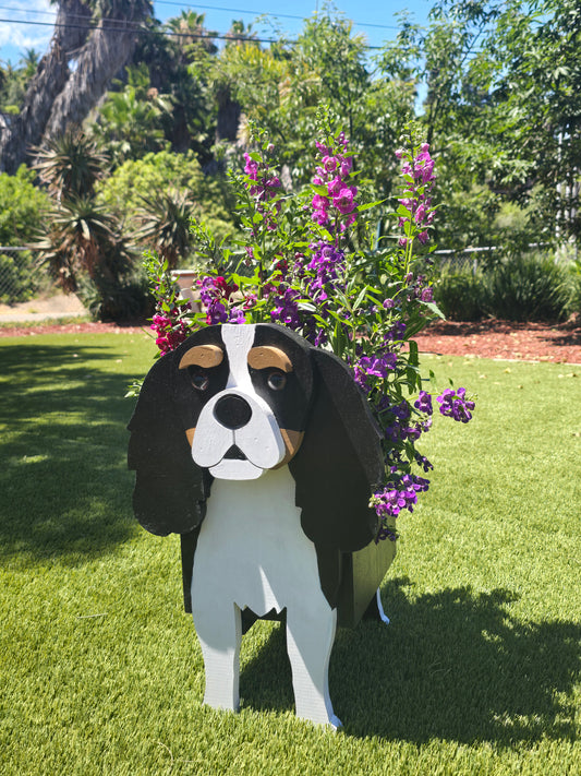 Cavalier King Charles Spaniel Planter Box