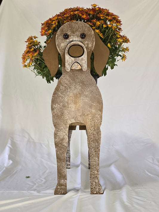 German Shorthaired Pointer Planter Box