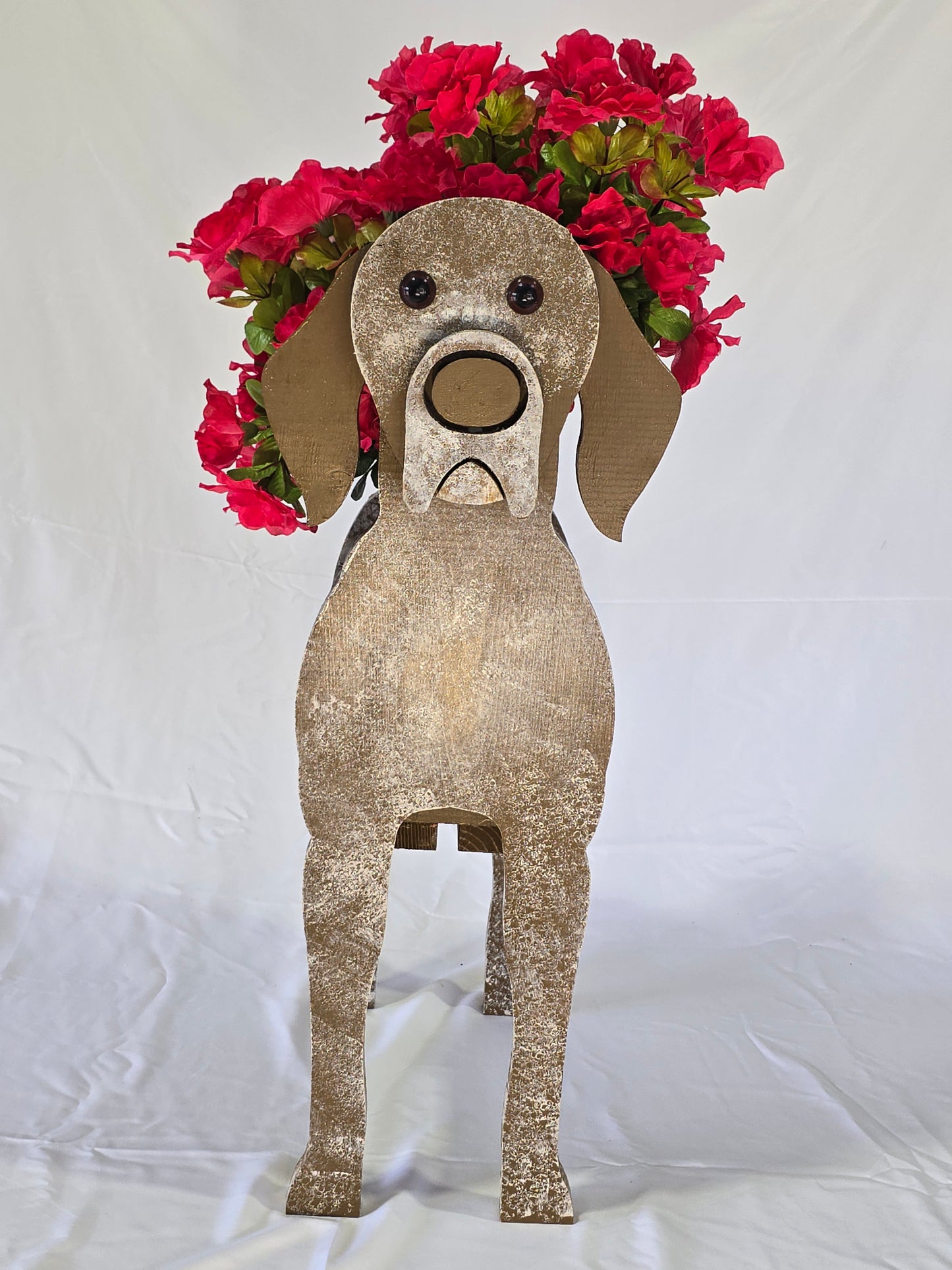 German Shorthaired Pointer Planter Box