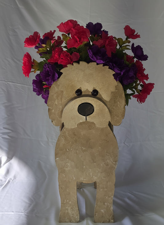 Goldendoodle Planter Box