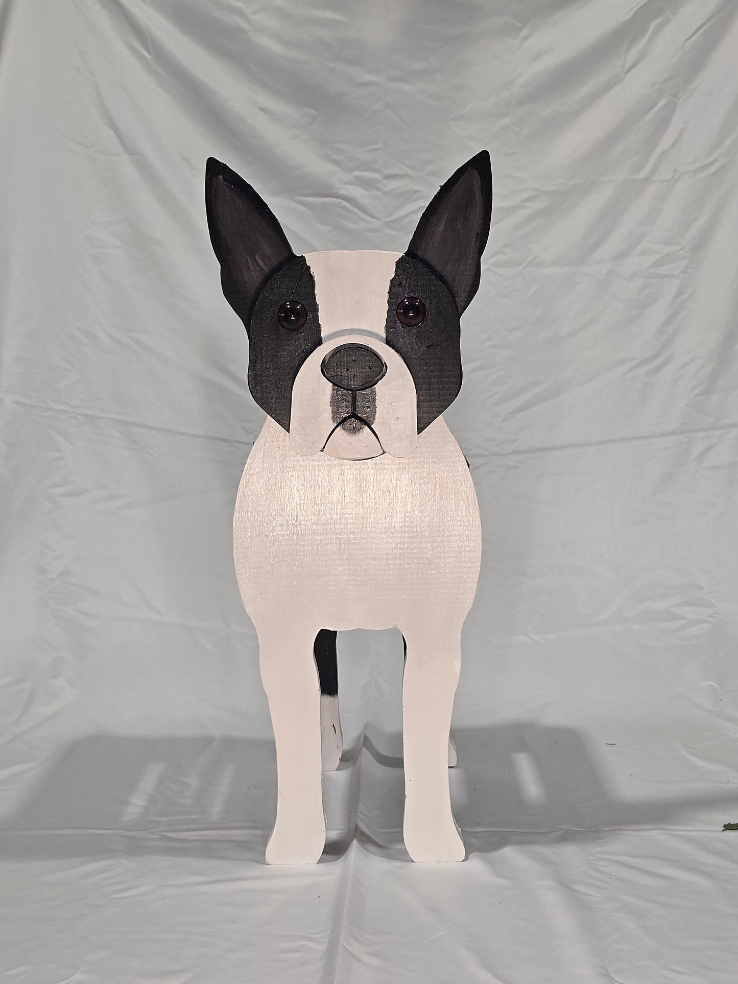 Boston Terrier Planter Box