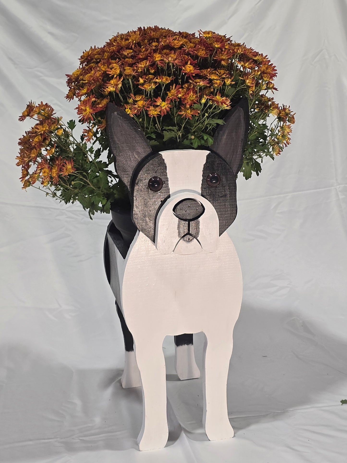 Boston Terrier Planter Box