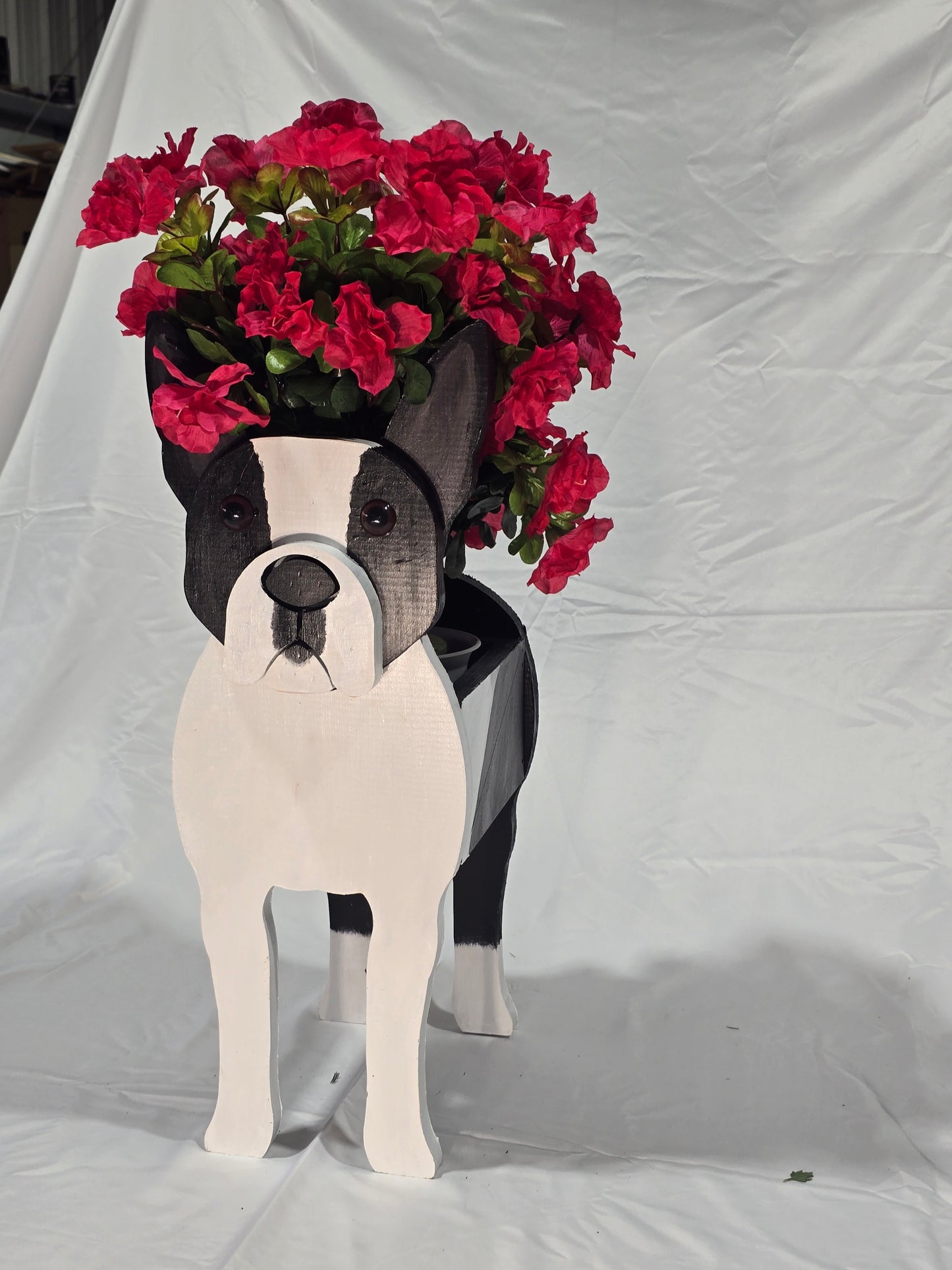 Boston Terrier Planter Box