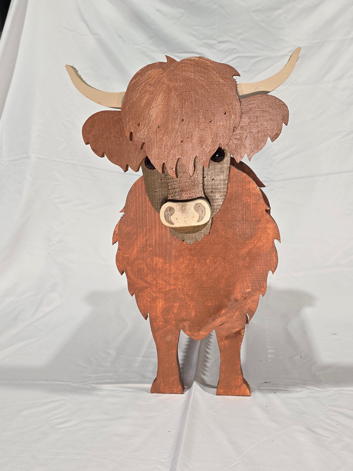 Highland Cow Planter Box