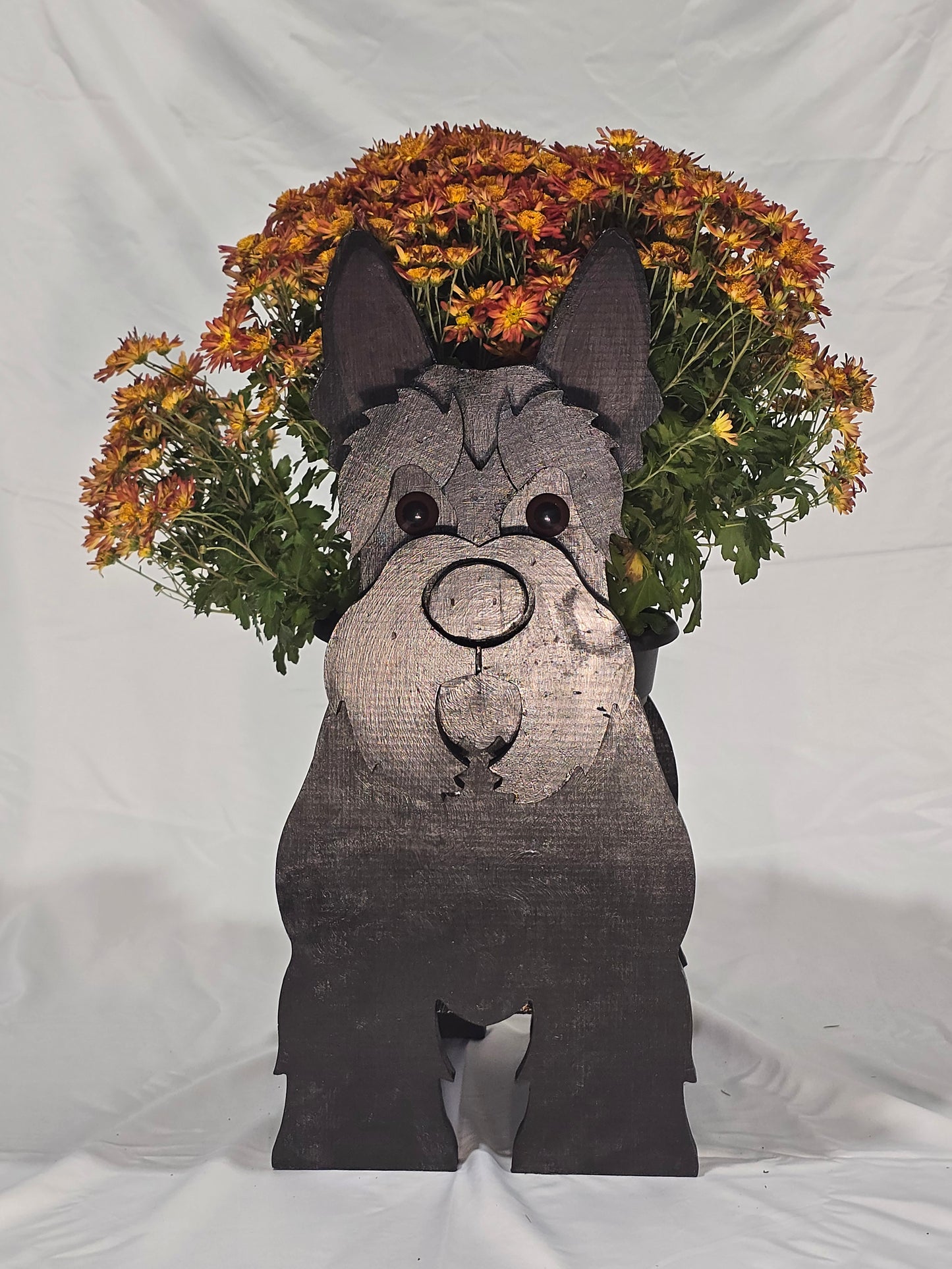 Scottish Terrier Planter Box